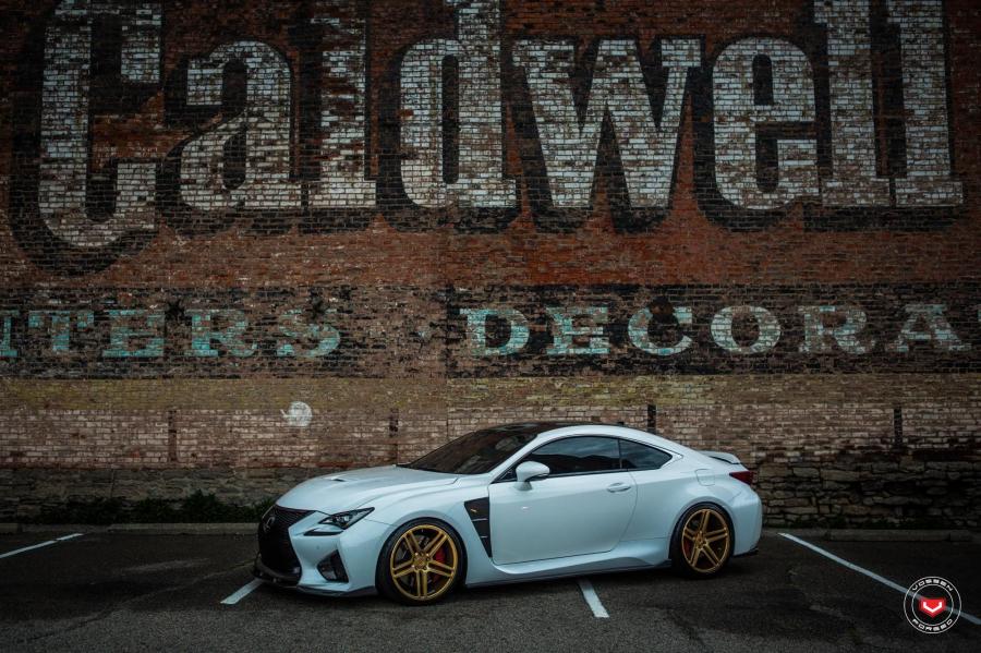  Lexus RC F on Vossen Wheels (VPS-302) 2017 года  (фото 11 из 15)